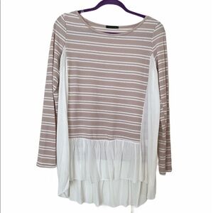 Women’s Medium long sleeve, Staccato w/ sheer